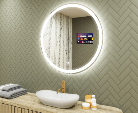 Moderne badkamer spiegel met led-verlichting L76 90cm - SmartScreen, DualColor