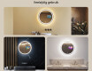 Moderne badkamer spiegel met led-verlichting L76 90cm - SmartScreen, DualColor #2