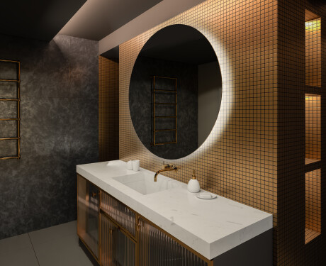 Moderne badkamer spiegel met led-verlichting L82 #2
