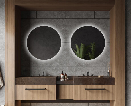 Moderne badkamer spiegel met led-verlichting L82 #6