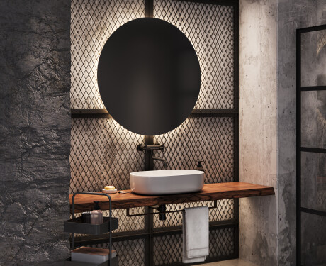 Moderne badkamer spiegel met led-verlichting L82 #8