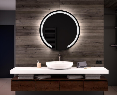 Moderne badkamer spiegel met led verlichting L96