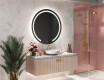 Moderne badkamer spiegel met led verlichting L96 #9