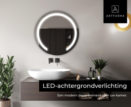 Moderne badkamer spiegel met led verlichting L96 #5