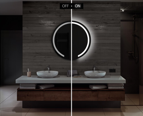 Moderne badkamer spiegel met led verlichting L96 #5