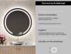 Moderne badkamer spiegel met led verlichting L96 #6