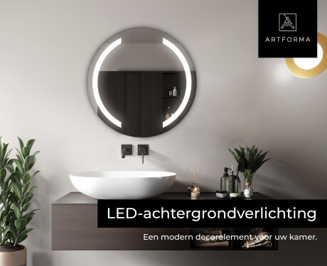 Moderne badkamer spiegel met led verlichting L97 #5