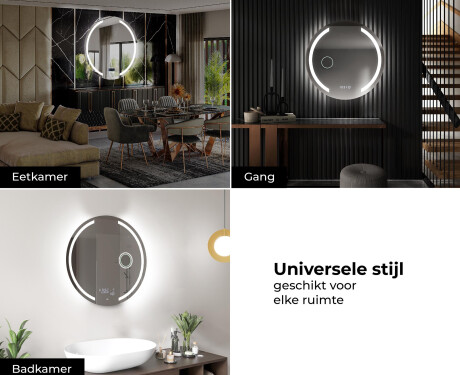 Moderne badkamer spiegel met led verlichting L97 #9
