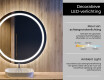 Moderne badkamer spiegel met led verlichting L97 #4