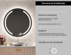Moderne badkamer spiegel met led verlichting L97 #6
