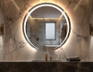 Moderne badkamer spiegel met led verlichting L98