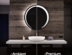 Moderne badkamer spiegel met led verlichting L98 #1