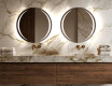 Moderne badkamer spiegel met led verlichting L99