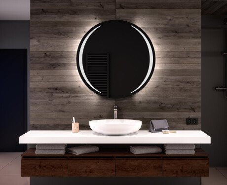 Moderne badkamer spiegel met led verlichting L99