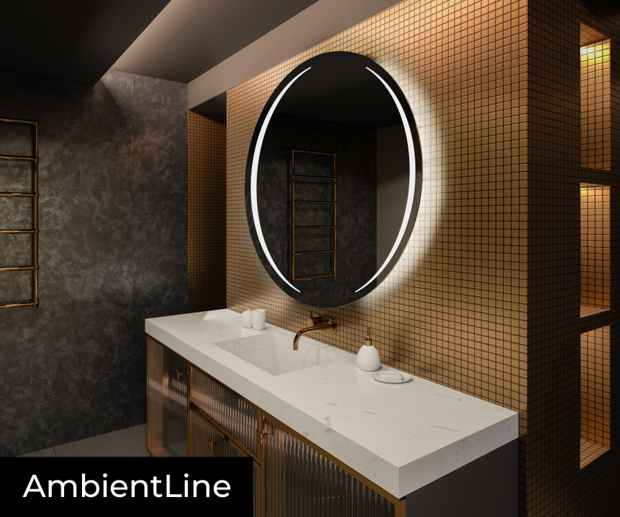 - Moderne badkamer met led verlichting L99