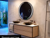 Moderne badkamer spiegel met led verlichting L99 #4