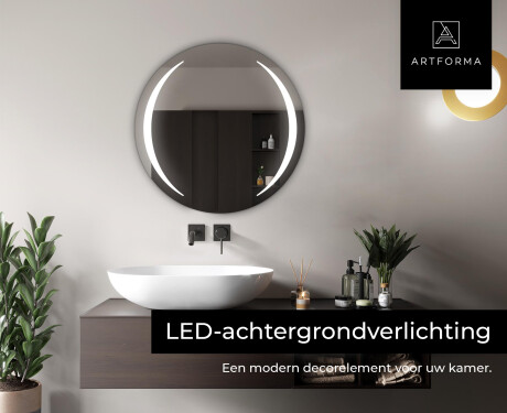 Moderne badkamer spiegel met led verlichting L99 #5
