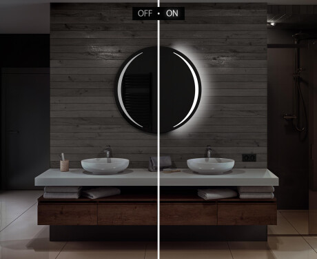 Moderne badkamer spiegel met led verlichting L99 #5