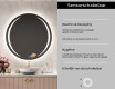 Moderne badkamer spiegel met led verlichting L99 #6