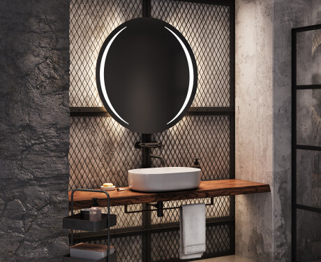 Moderne badkamer spiegel met led verlichting L99 #8