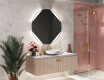 Moderne badkamer spiegel met led-verlichting L114 #10