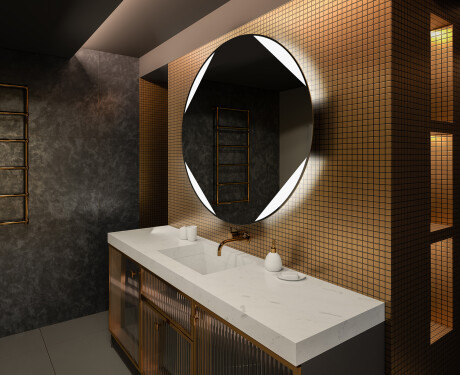 Moderne badkamer spiegel met led-verlichting L114 #3