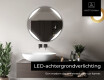 Moderne badkamer spiegel met led-verlichting L114 #5