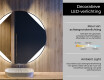 Moderne badkamer spiegel met led-verlichting L114 #4