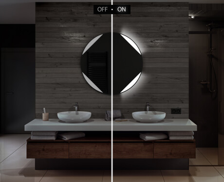 Moderne badkamer spiegel met led-verlichting L114 #5