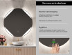Moderne badkamer spiegel met led-verlichting L114 #6