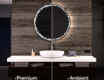 Moderne badkamer spiegel met led-verlichting L115