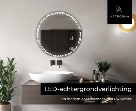 Moderne badkamer spiegel met led-verlichting L115 #5