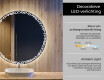 Moderne badkamer spiegel met led-verlichting L115 #4