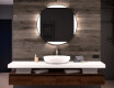 Moderne badkamer spiegel met led-verlichting L116