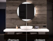Moderne badkamer spiegel met led-verlichting L116 #1