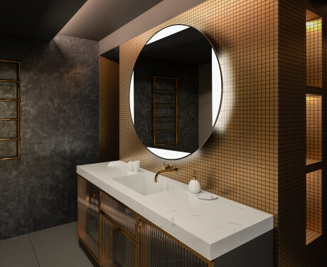 Moderne badkamer spiegel met led-verlichting L116 #3