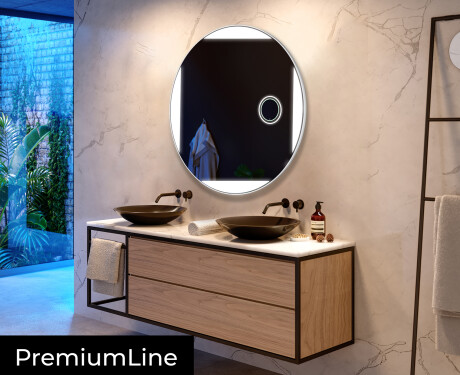Moderne badkamer spiegel met led-verlichting L116 #4