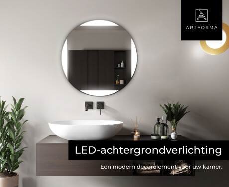 Moderne badkamer spiegel met led-verlichting L116 #5