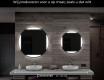 Moderne badkamer spiegel met led-verlichting L116 #6