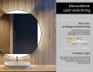 Moderne badkamer spiegel met led-verlichting L116 #4