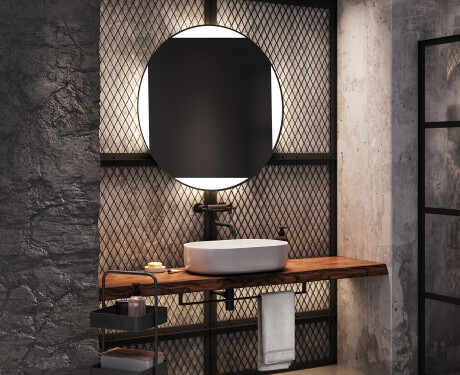 Moderne badkamer spiegel met led-verlichting L116 #9