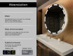 Moderne badkamer spiegel met led-verlichting L117 #2