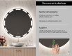 Moderne badkamer spiegel met led-verlichting L117 #6