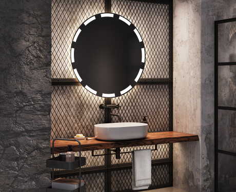 Moderne badkamer spiegel met led-verlichting L117 #9
