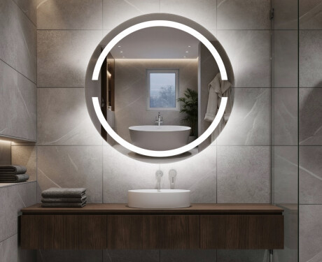 Moderne badkamer spiegel met led-verlichting L118
