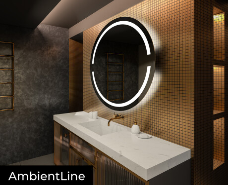 Moderne badkamer spiegel met led-verlichting L118 #3