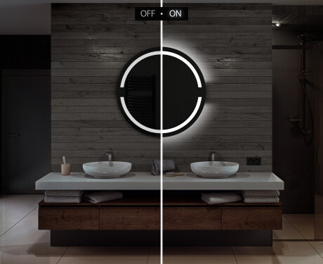 Moderne badkamer spiegel met led-verlichting L118 #5