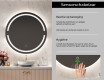 Moderne badkamer spiegel met led-verlichting L118 #6