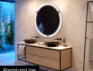 Moderne badkamer spiegel met led-verlichting L119 #4