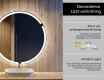 Moderne badkamer spiegel met led-verlichting L119 #4